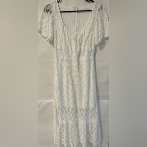 HEATHERLY - Blair Lace Midi Dress
WHITE